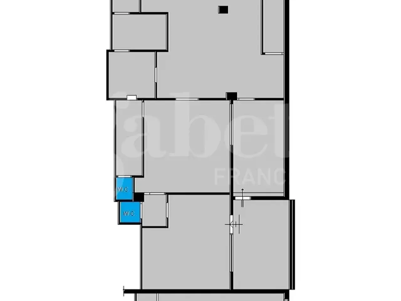 Negozio in Via Girolamo Torquati Snc, Marino, {3} - Planimetria 1