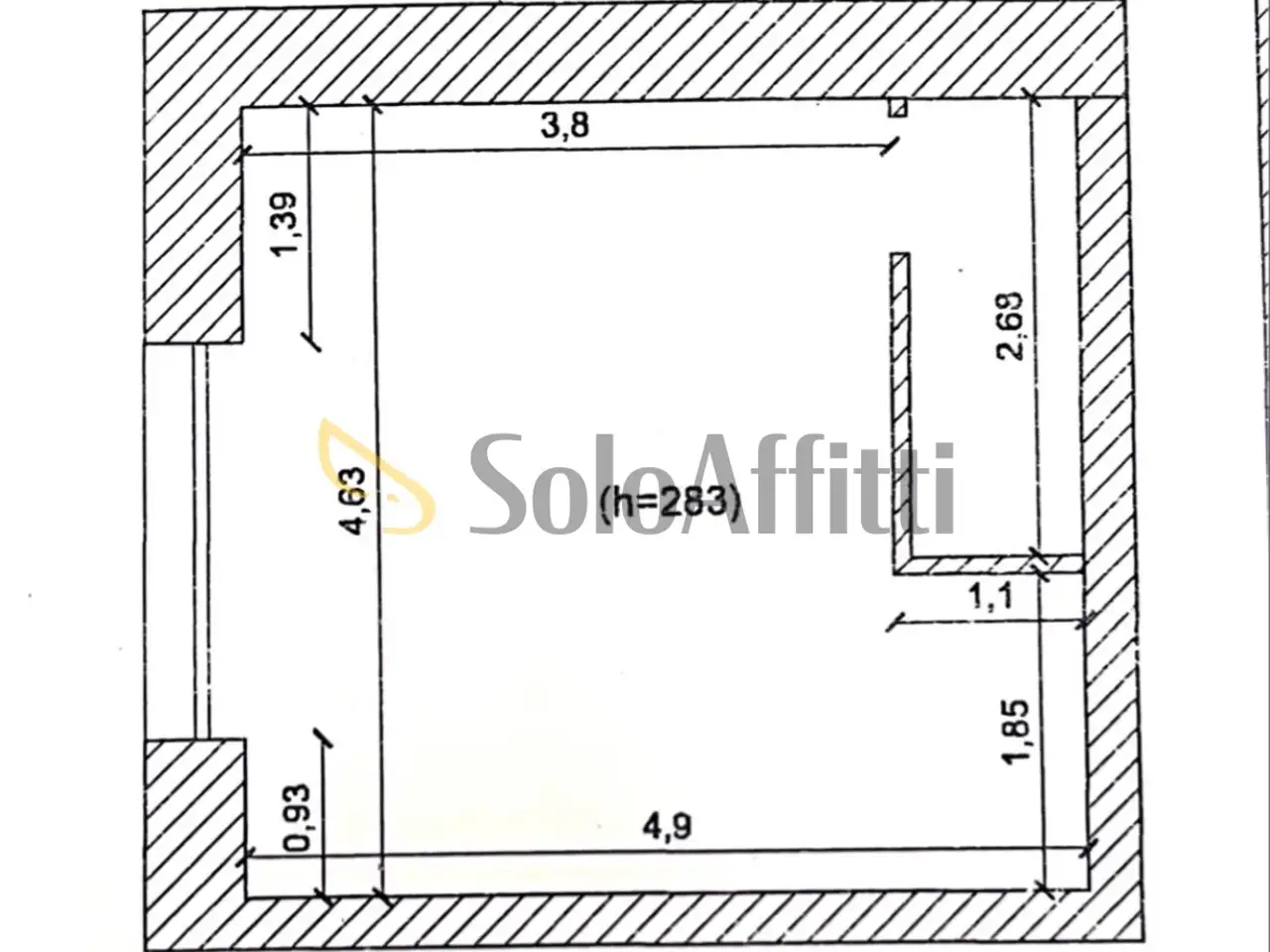 Negozio in Via Capodimonte 30, Napoli, {3} - Planimetria 1