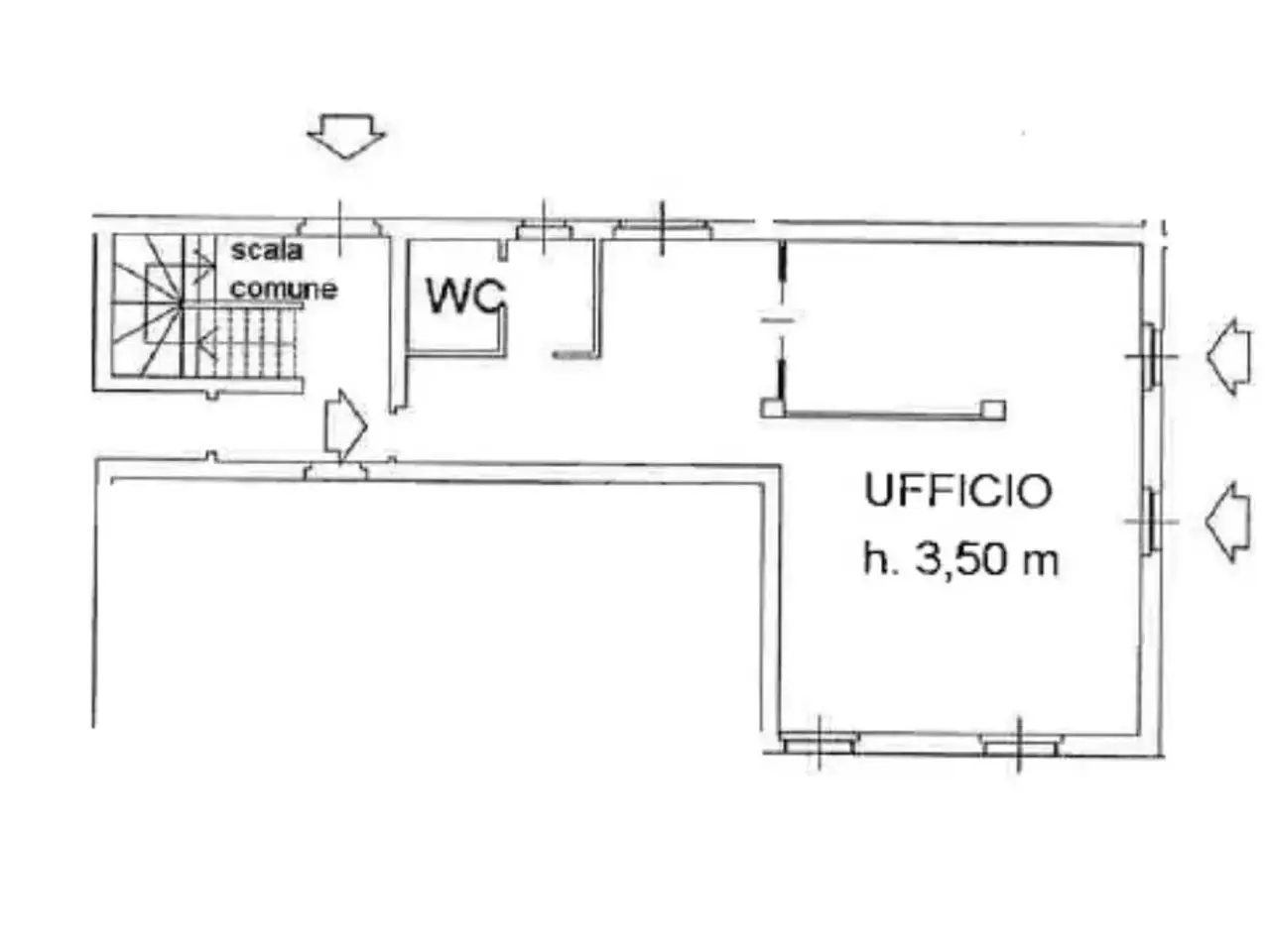 Ufficio in Via Santuario 21, Ornago, {3} - Planimetria 1