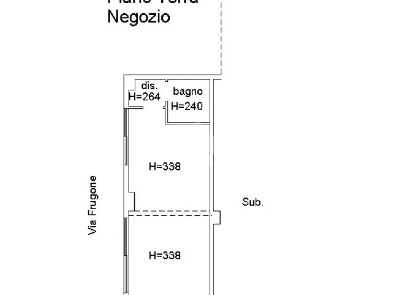 Negozio in Corso Matteotti, Santa Margherita Ligure, {3} - Planimetria 1