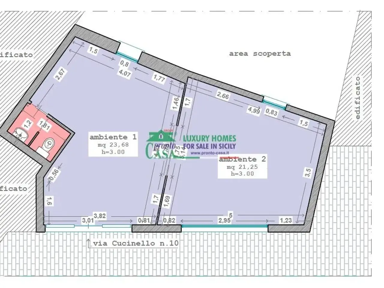 Locale commerciale in Via Risorgimento 2, Ragusa, {3} - Planimetria 1