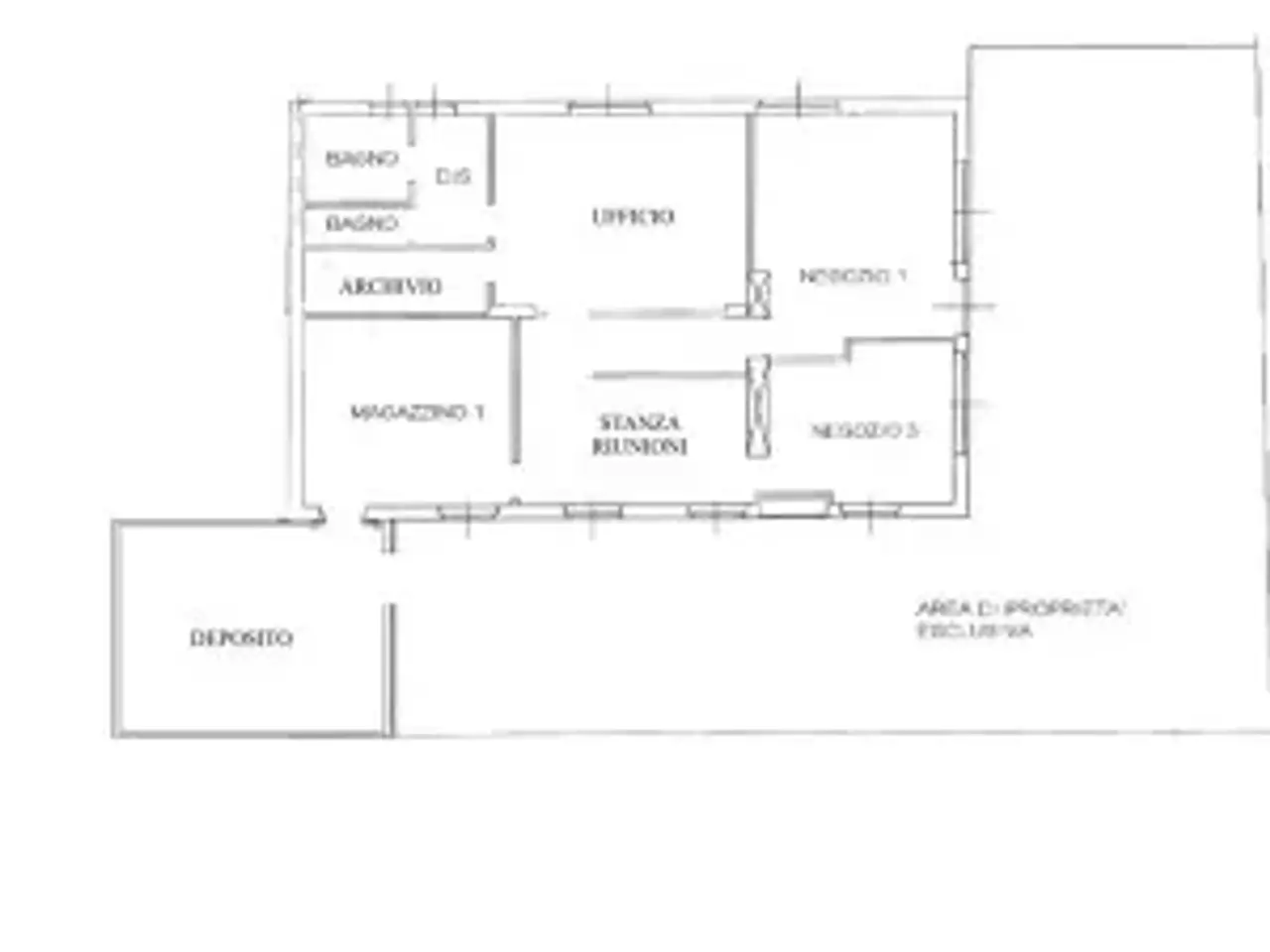 Negozio in Via Giuseppe Giusti, Somma Lombardo, {3} - Planimetria 1