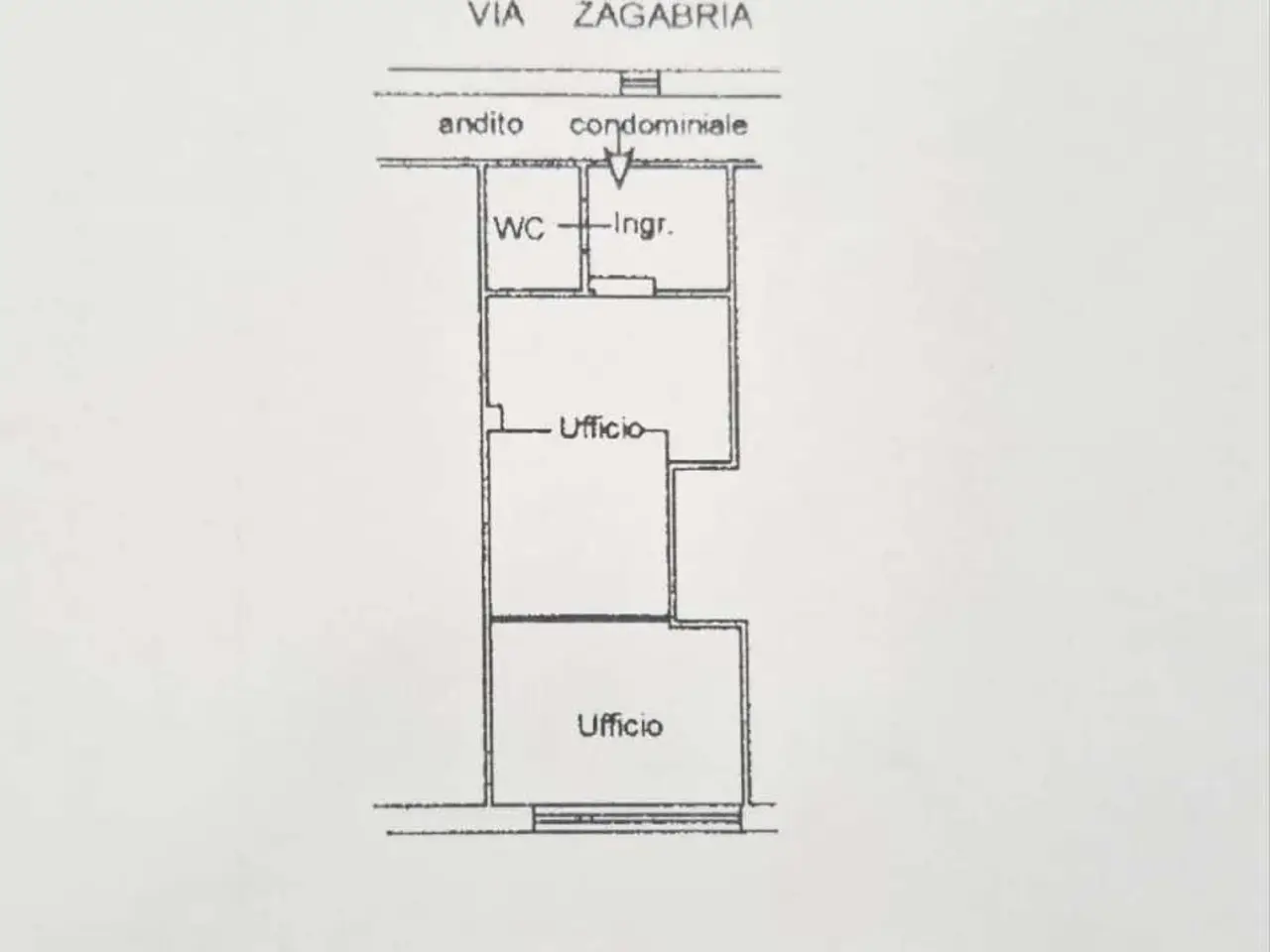 Ufficio in Via Costantinopoli 32, Cagliari, {3} - Planimetria 1