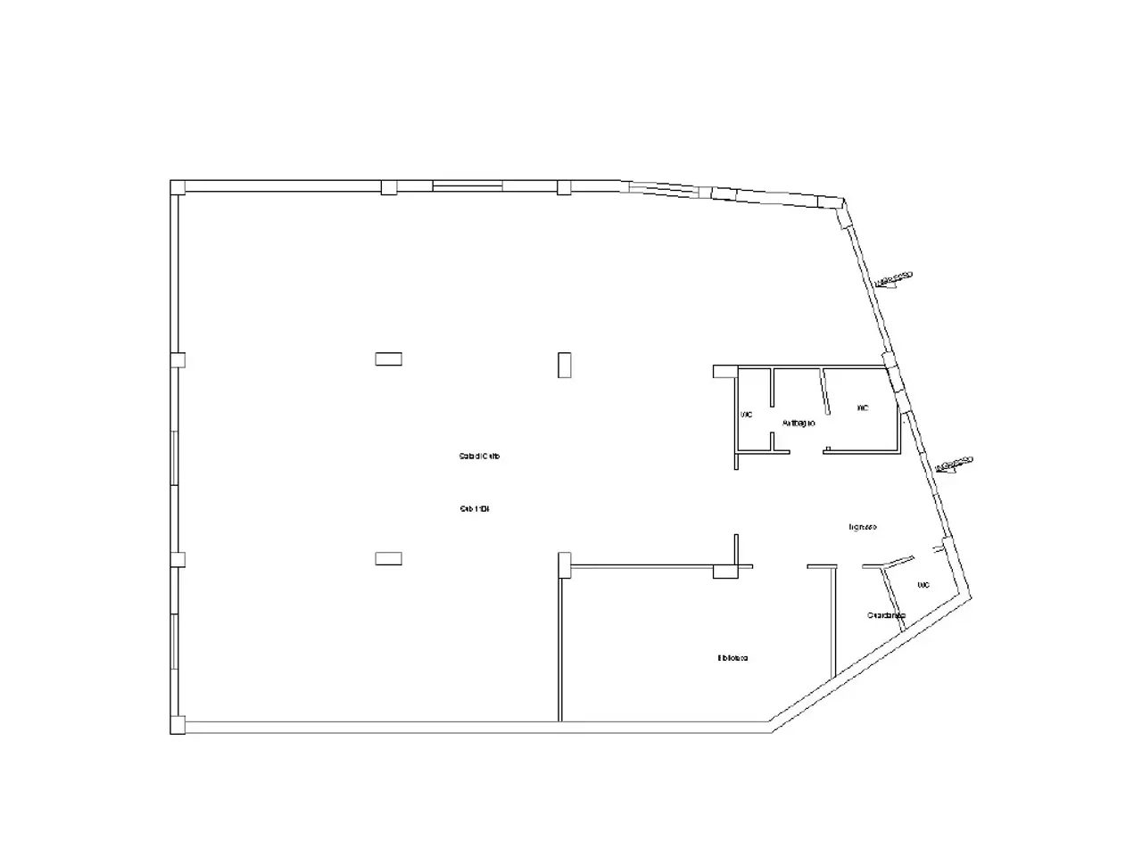 Negozio in Via dei Glicini 15, Lamezia Terme, {3} - Planimetria 1