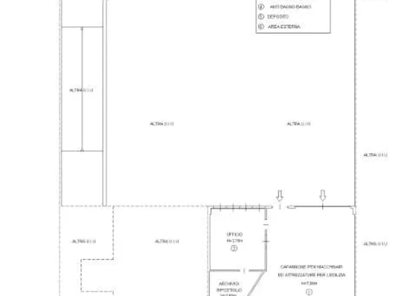 Magazzino in Corso Torino 85, Buttigliera Alta, {3} - Planimetria 1