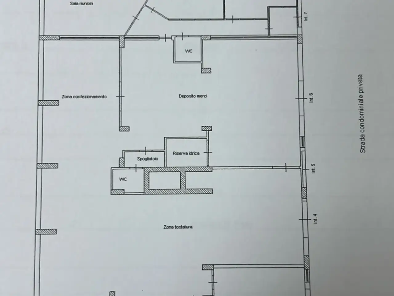 Negozio in Via San Giovanni di Dio 13, Palermo, {3} - Planimetria 1