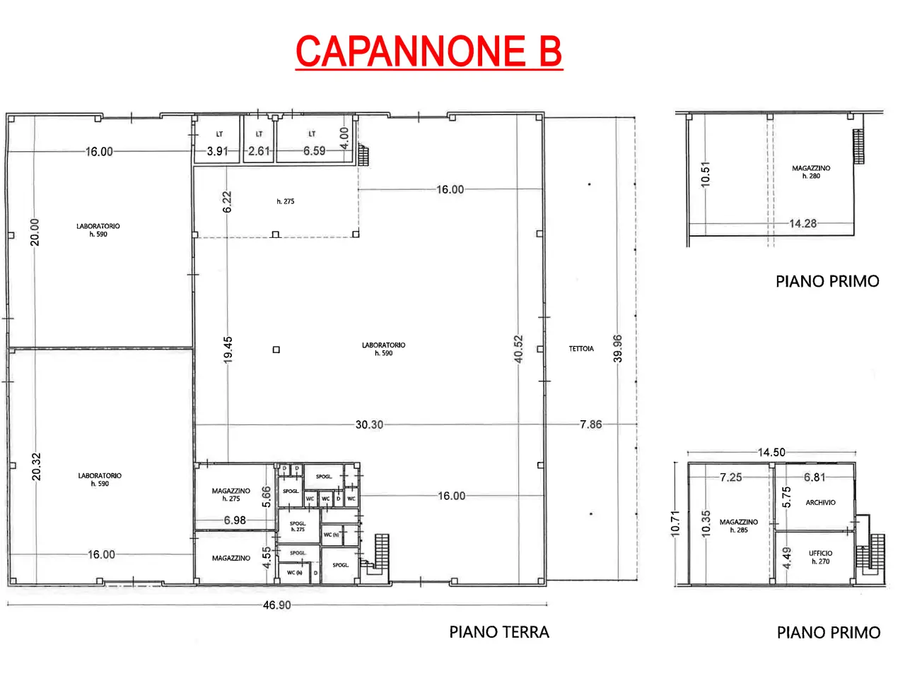Capannone in Ia del Guado 6, Calcinaia, {3} - Planimetria 1