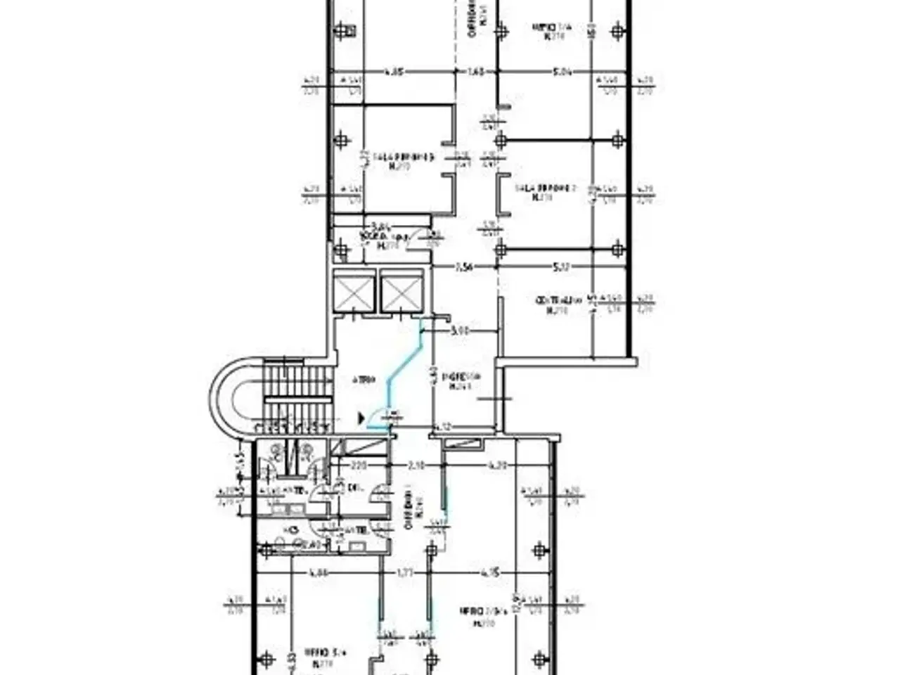 Ufficio in Via Ornago 24, Bellusco, {3} - Planimetria 1