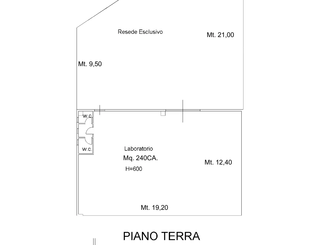 Capannone in , Calcinaia, {3} - Planimetria 1