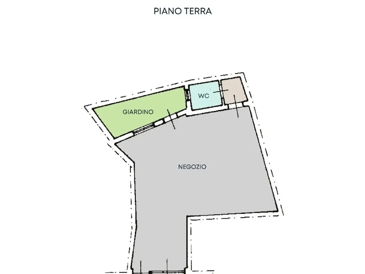 Negozio in Via Parrocchia 15, Decimomannu, {3} - Planimetria 1