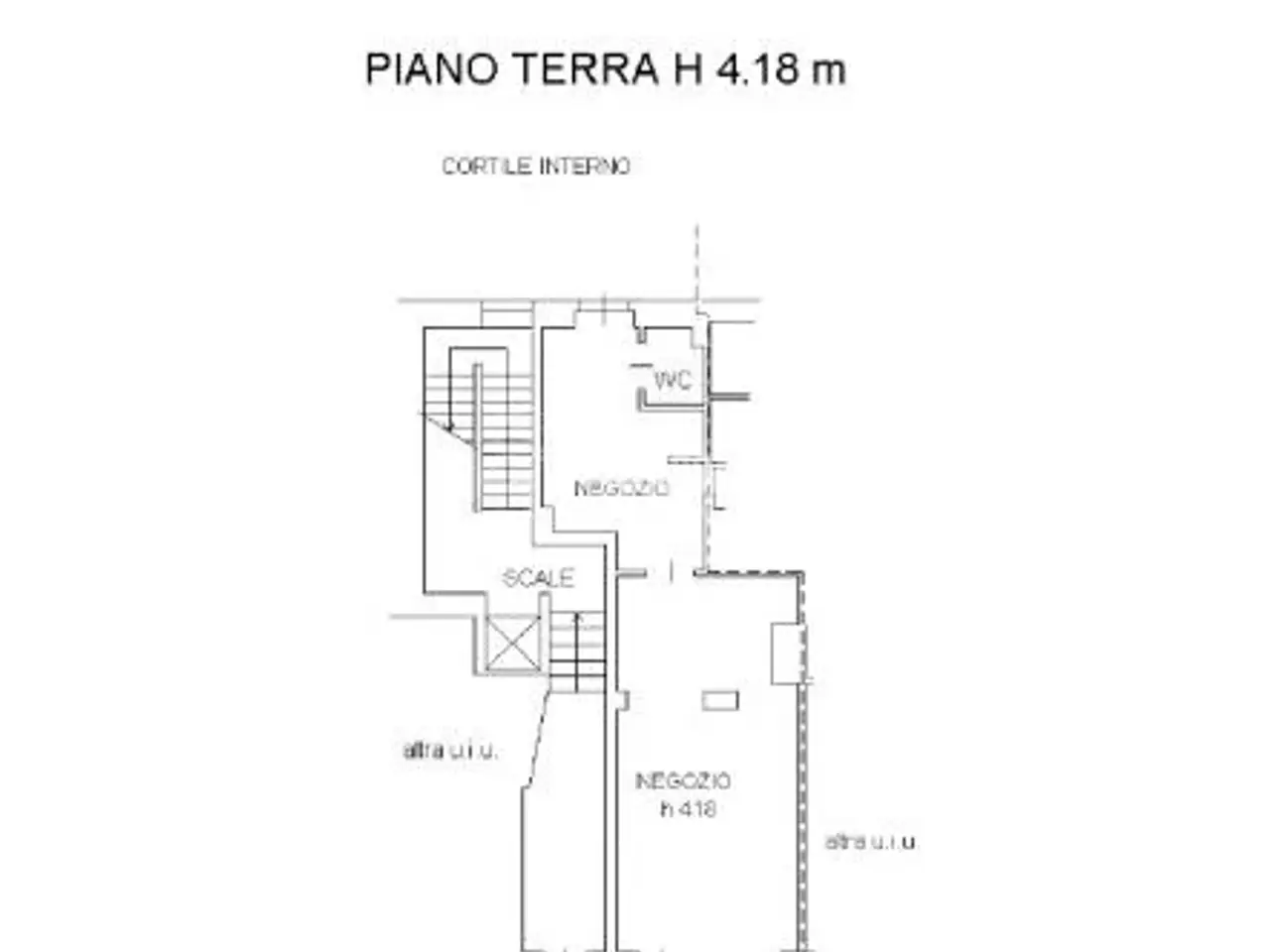 Negozio in Corso Eusebio Giambone 9/a , Torino, {3} - Planimetria 1