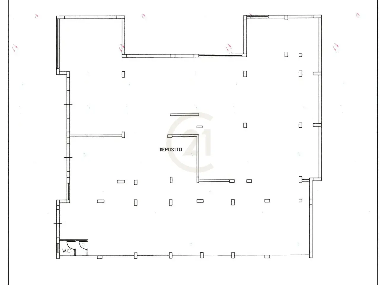 Magazzino in Via Nazionale 11, Motta Sant'Anastasia, {3} - Planimetria 1