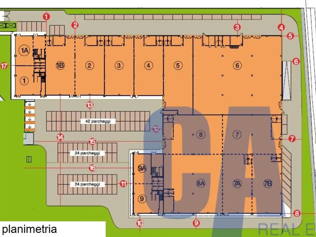 Magazzino in Via Galilei Galileo, Peschiera Borromeo, {3} - Planimetria 1