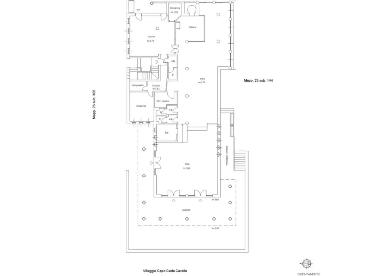 Negozio in vendita, Via Portò Brandinchi 07052, San Teodoro - Planimetria 1
