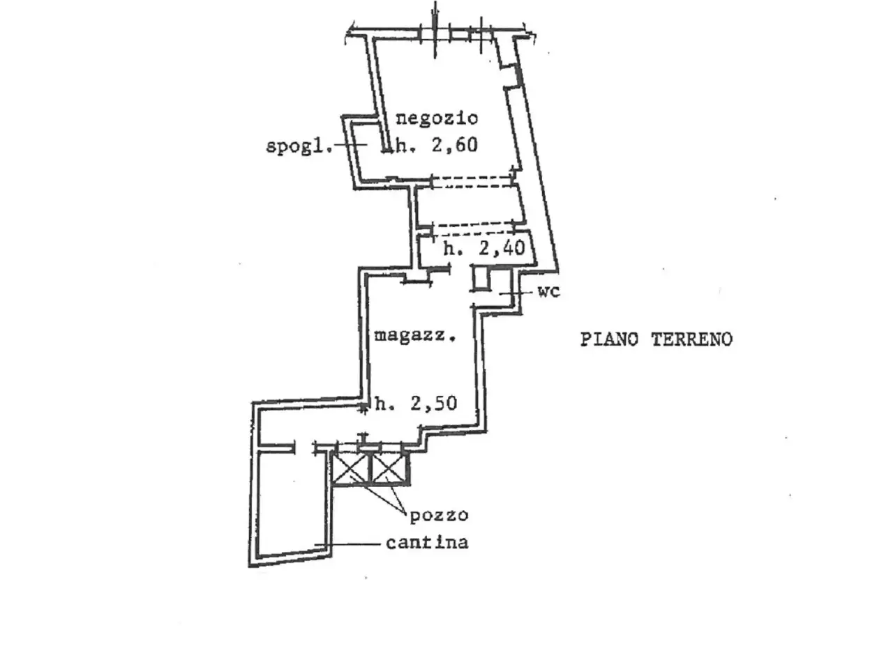 Negozio in Via Banchi di Sopra, Siena, {3} - Planimetria 1
