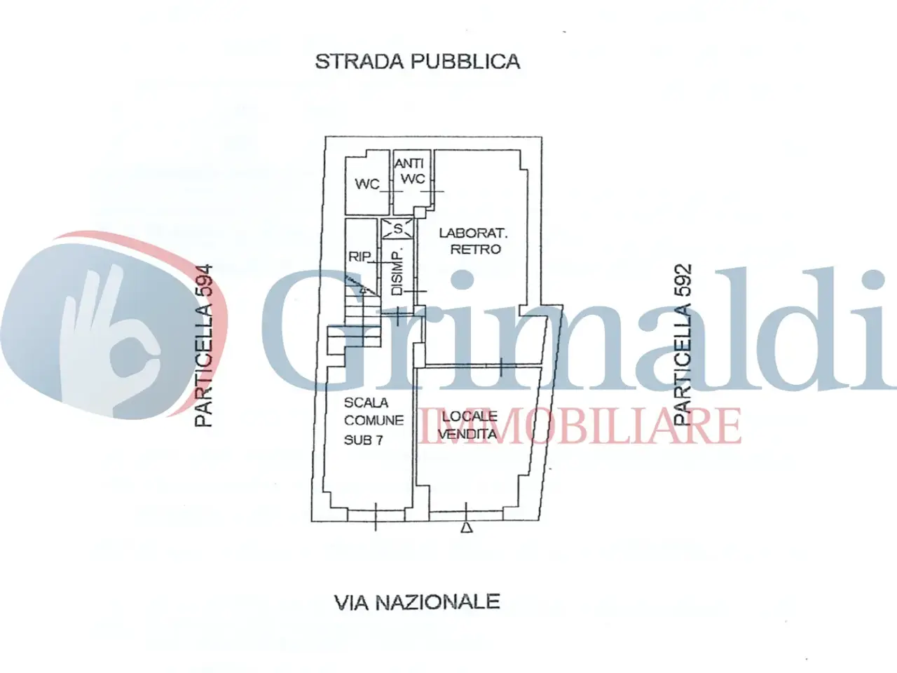 Negozio in Via Nazionale Mili Marina 232, Messina, {3} - Planimetria 1