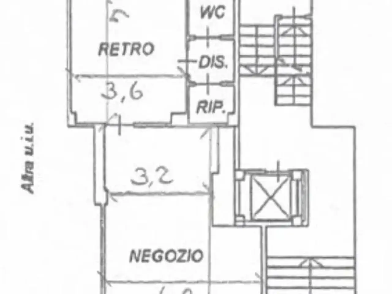 Negozio in Via XXV Aprile 11, Nichelino, {3} - Planimetria 1