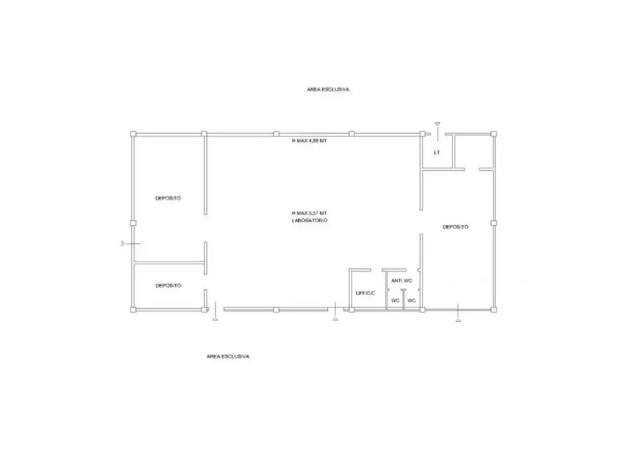 Capannone in Via Piacenza, N. 94, Alessandria, {3} - Planimetria 1
