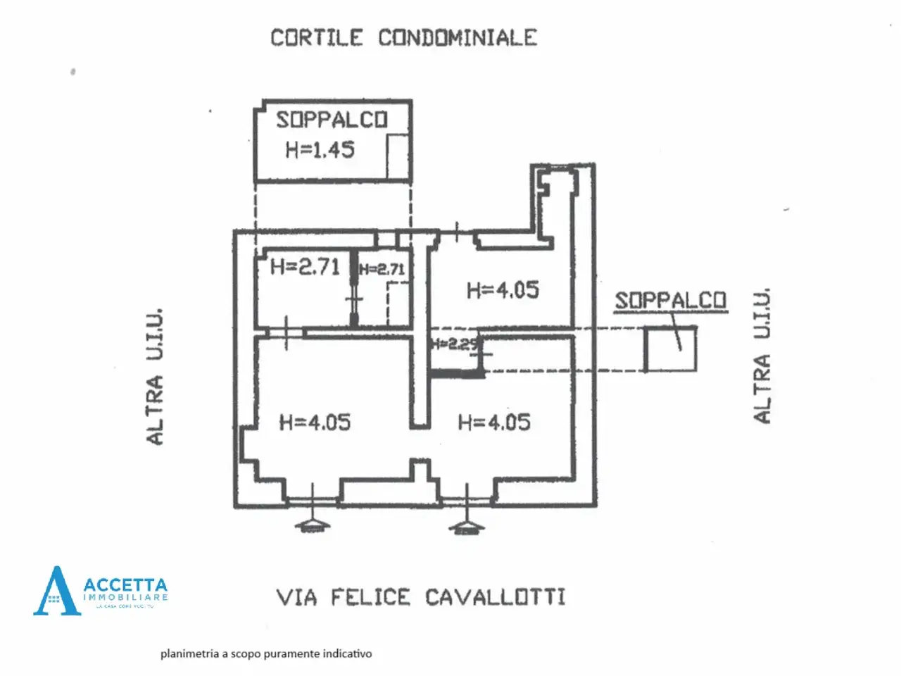 Negozio in Via Felice Cavallotti 54, Taranto, {3} - Planimetria 1