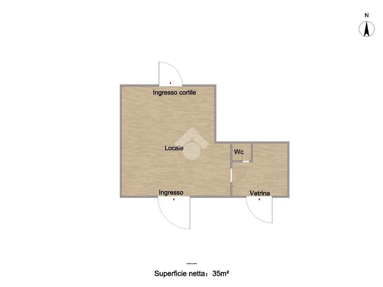 Negozio in Via Cappuccini, Torre Del Greco, {3} - Planimetria 1