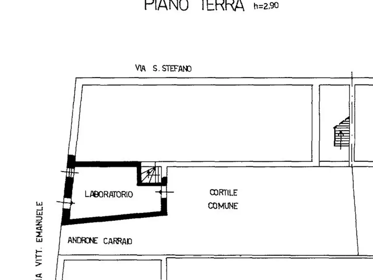 Laboratorio in Via Vittorio Emanuele II, Chieri, {3} - Planimetria 1