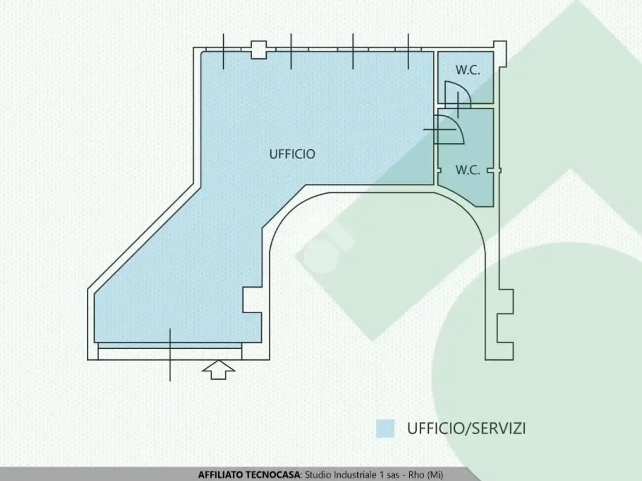 Ufficio in Galleria Gandhi 32, Rho, {3} - Planimetria 1