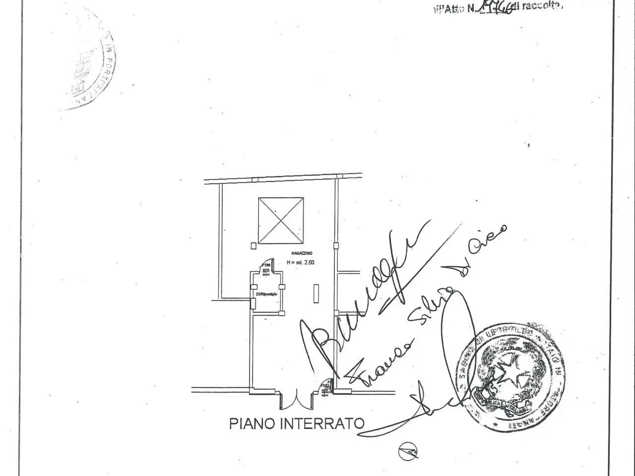 Magazzino in Via Luigi Galvani 6, Porto Recanati, {3} - Planimetria 1