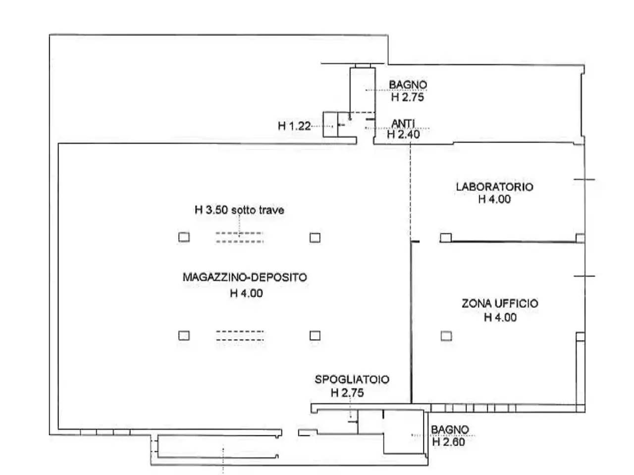 Laboratorio in Via Porrettana 355, Sasso Marconi, {3} - Planimetria 1