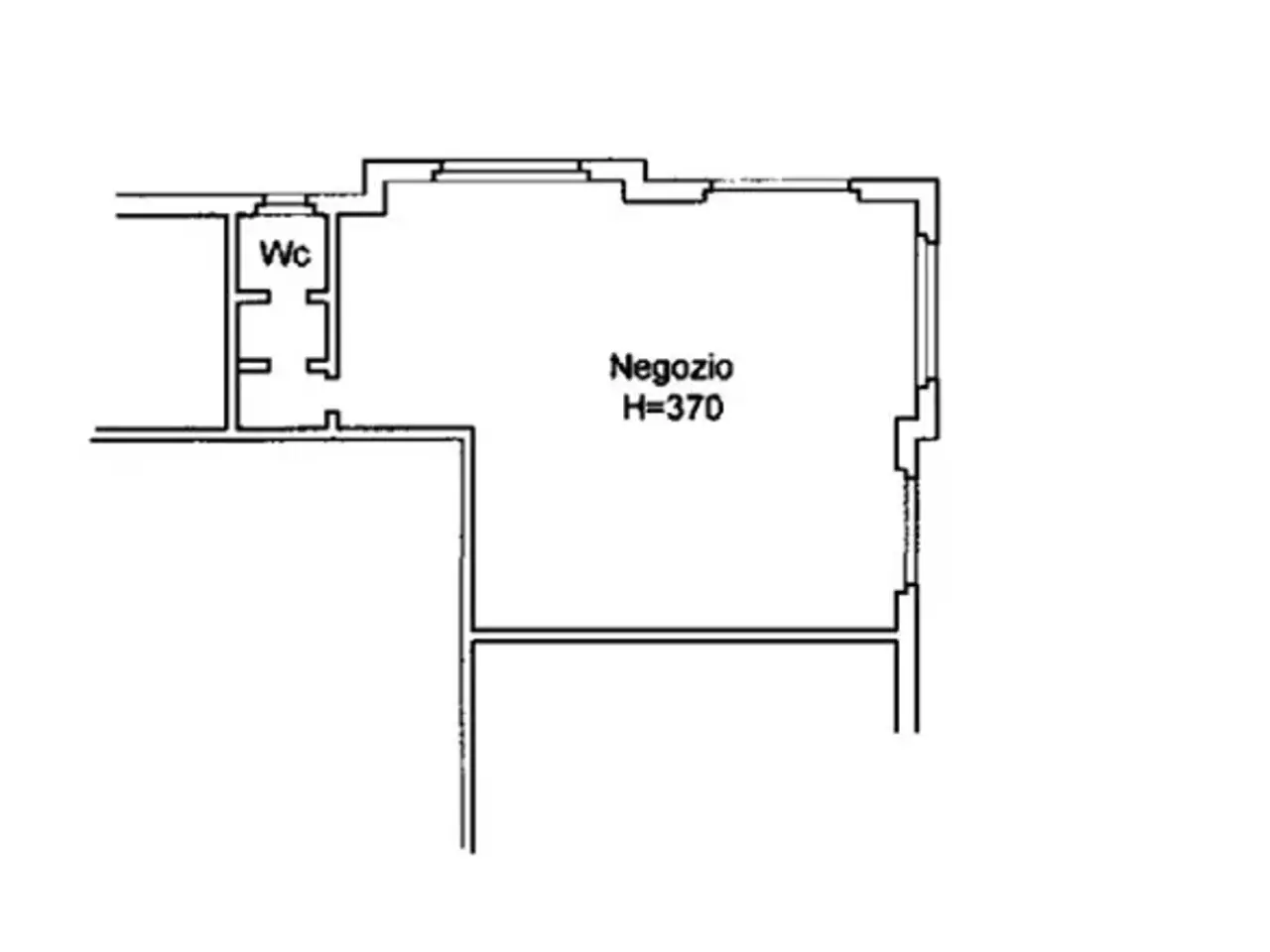 Negozio in Via Milano, Pietra Ligure, {3} - Planimetria 1
