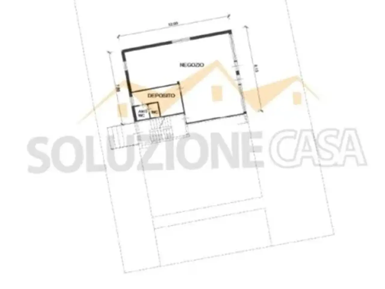 Negozio in , Trento, {3} - Planimetria 1