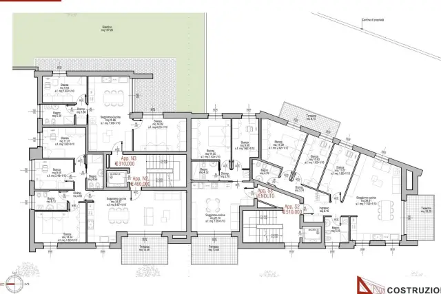 Appartamenti e Attici di nuova costruzione in Salita dei Molini, 19, Trento - Foto 1