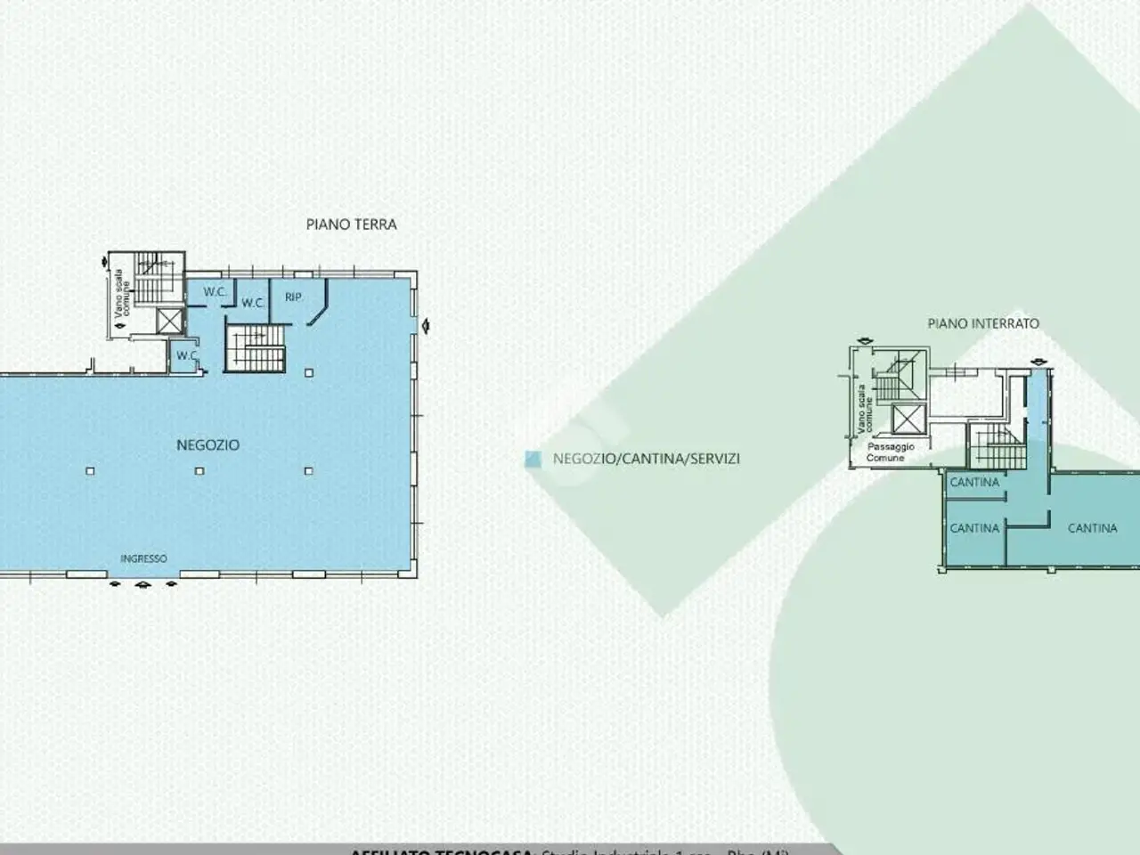 Negozio in Via Borsi 2, Rho, {3} - Planimetria 1