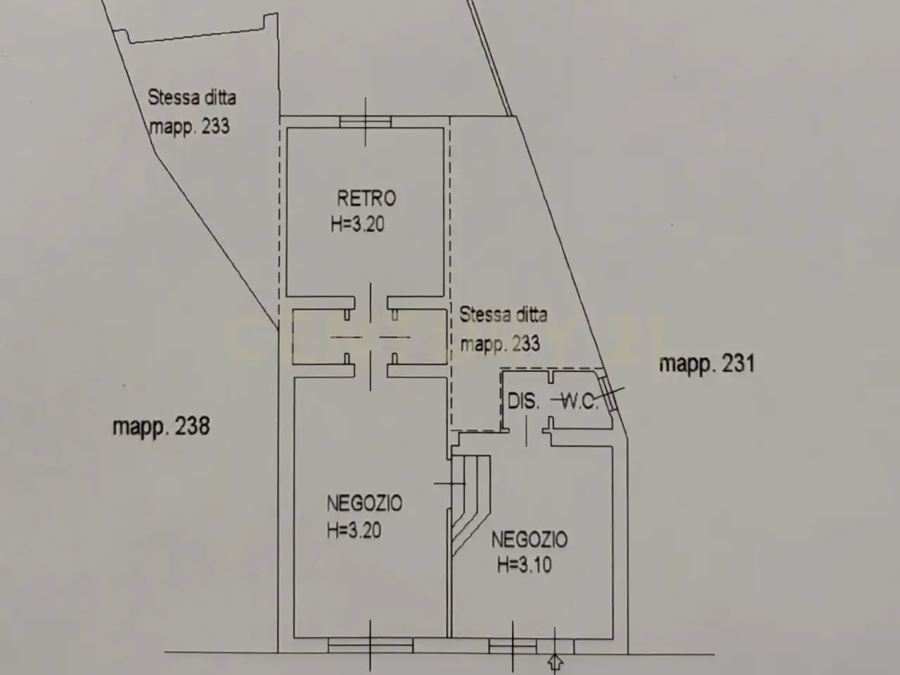 Negozio in Via Don Luigi Bettinetti 35, Rho, {3} - Planimetria 1