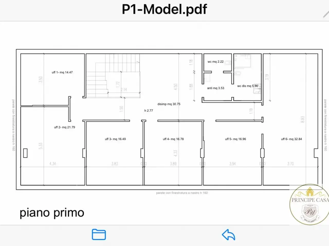 Ufficio in , Due Carrare, {3} - Planimetria 1