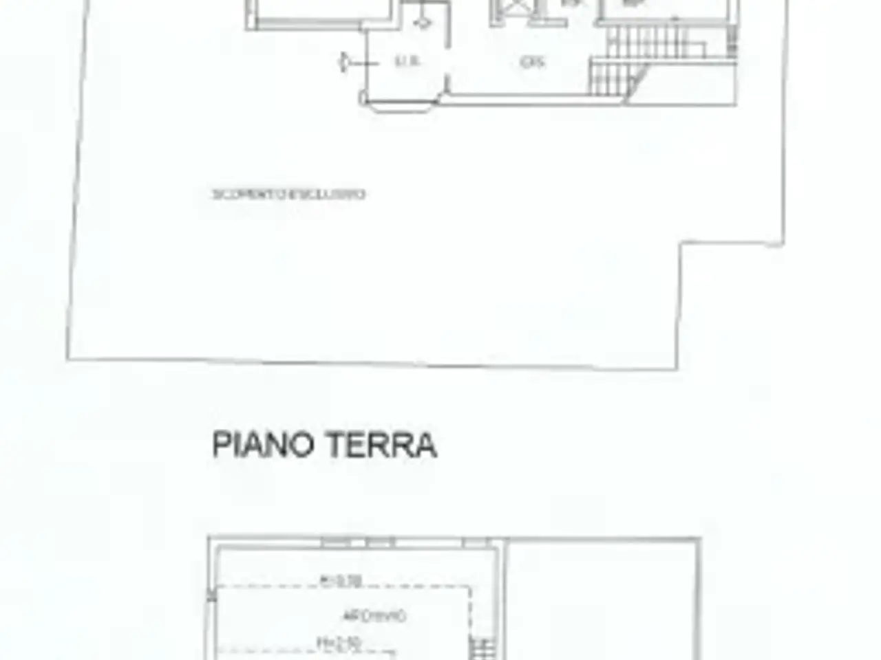 Negozio in Via degli Olivi 22, Colli al Metauro, {3} - Planimetria 1