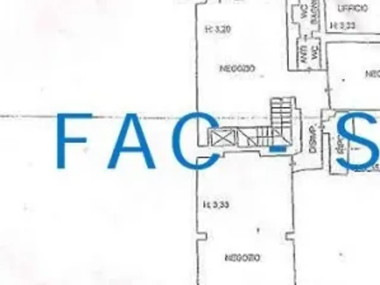 Negozio in Via dei Martelli 9, Firenze, {3} - Planimetria 1