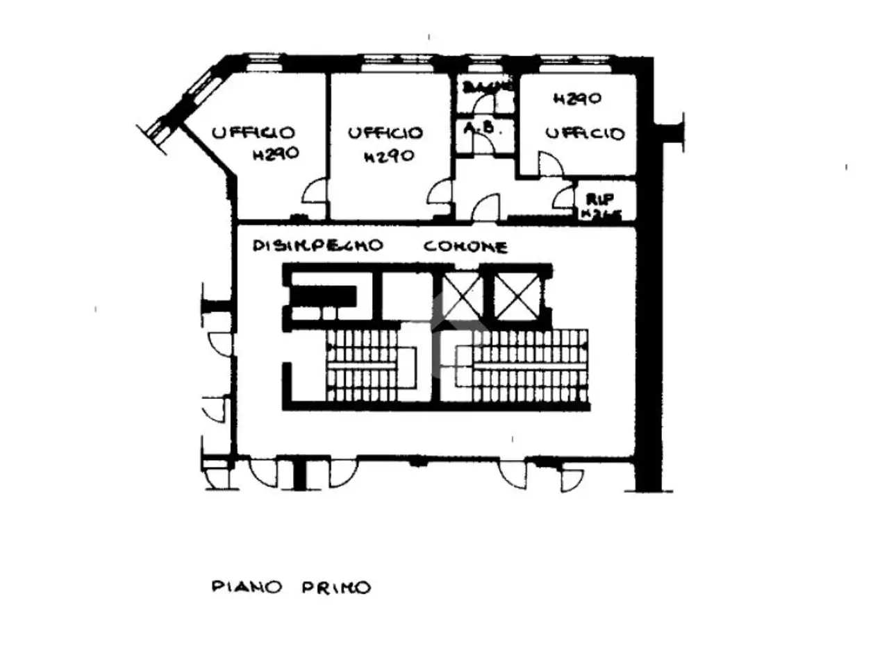 Ufficio in Via Roma 33, Sant'Ilario D'Enza, {3} - Planimetria 1