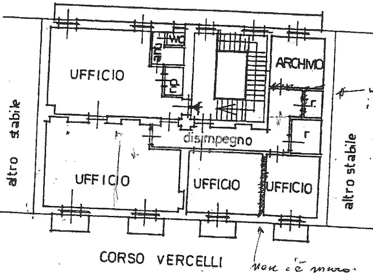 Ufficio in Corso Vercelli 212, Torino, {3} - Planimetria 1