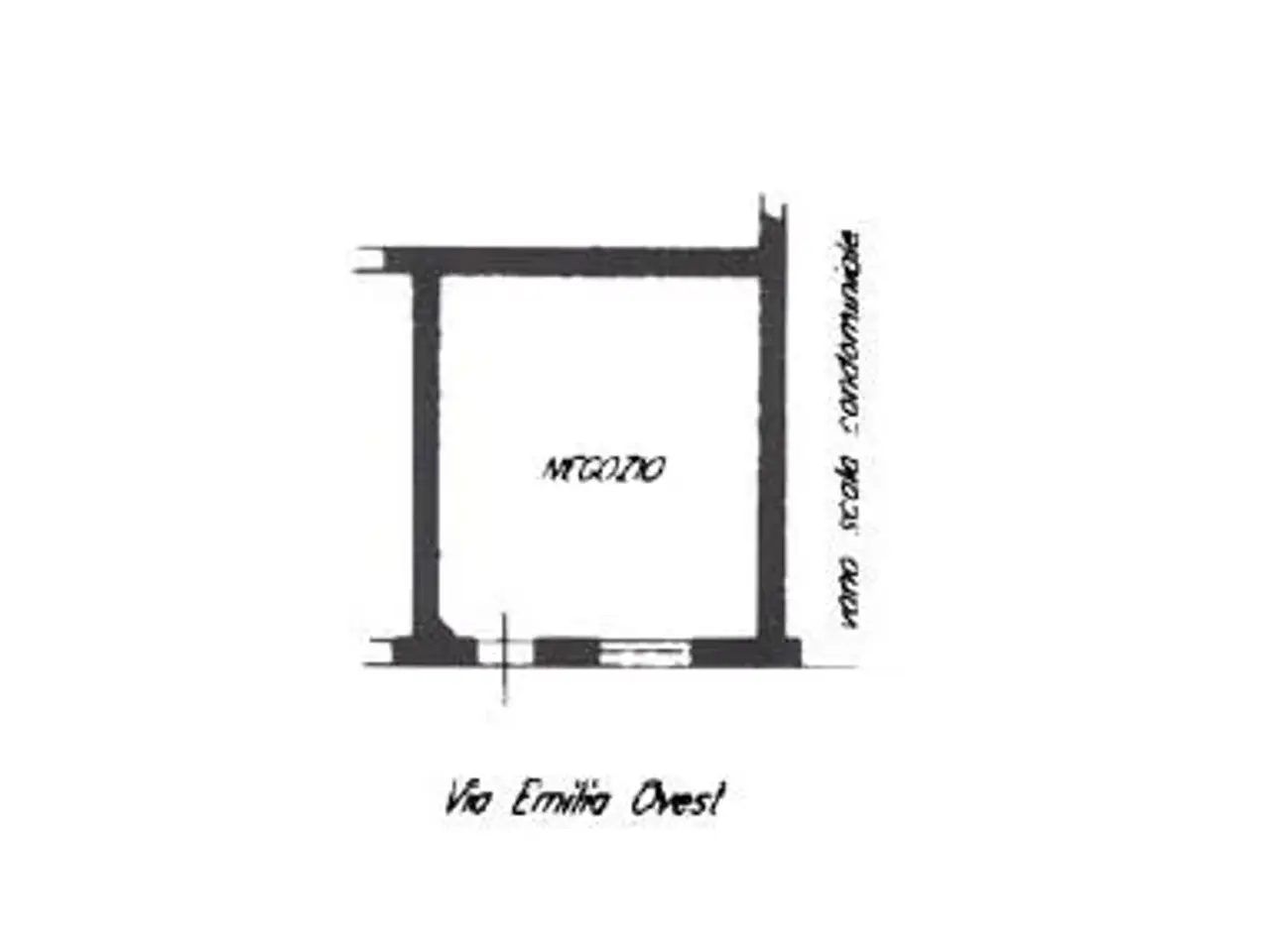 Negozio in Via Emilia Ovest, Modena, {3} - Planimetria 1