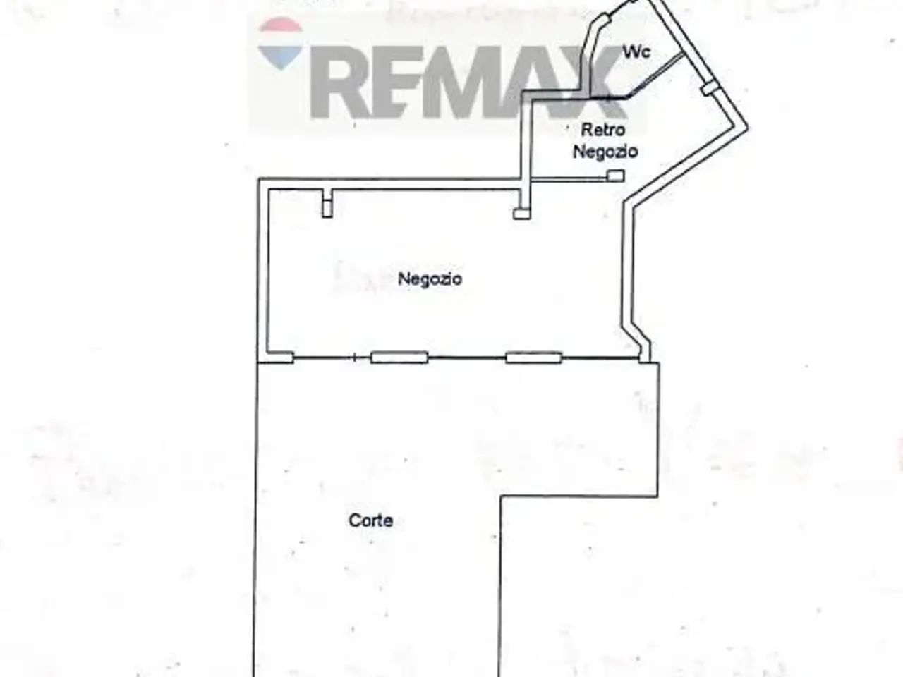 Esercizio commerciale in Via dei Vespri, Linguaglossa, {3} - Planimetria 1