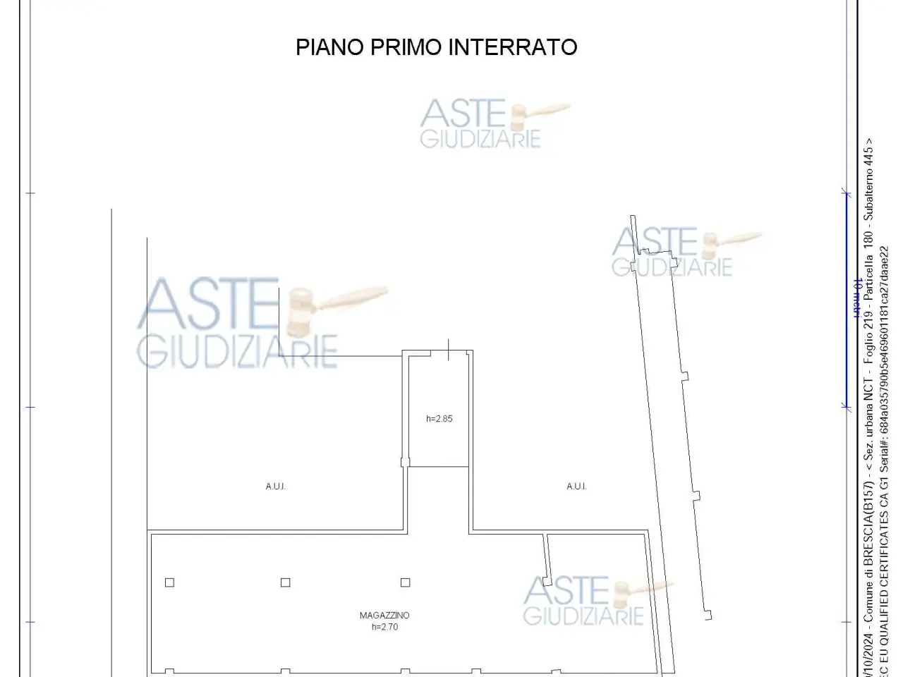 Magazzino in Via Ugo Aldrighi, Brescia, {3} - Planimetria 1