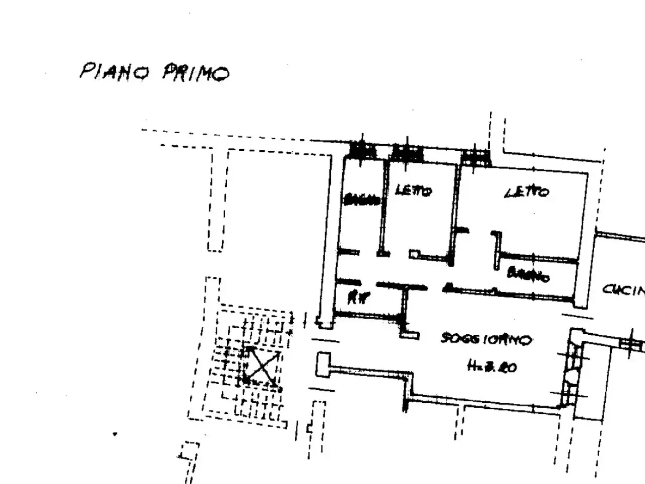 Quadrilocale in vendita, Vicolo Pastorello 1, Verona - Planimetria 1