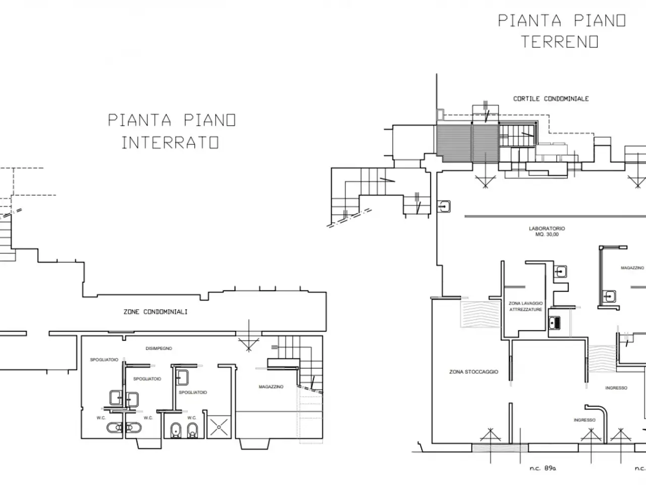 Laboratorio in Via Monteverdi, Firenze, {3} - Planimetria 1