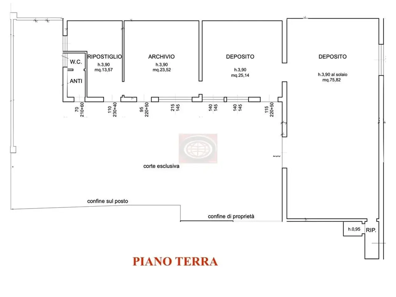Magazzino in , Cesena, {3} - Planimetria 1