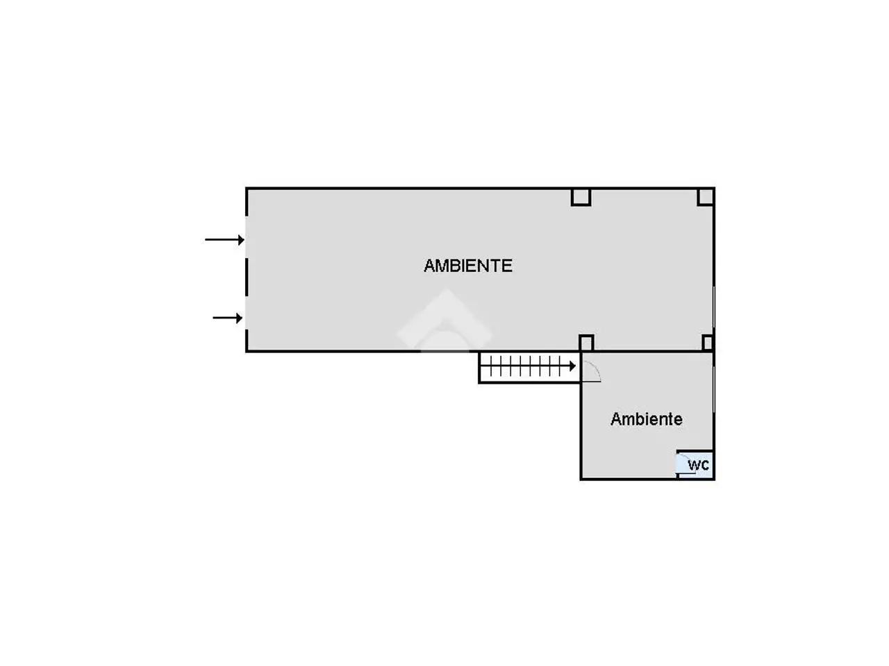 Magazzino in Via Sacra Famiglia 37, Palermo, {3} - Planimetria 1