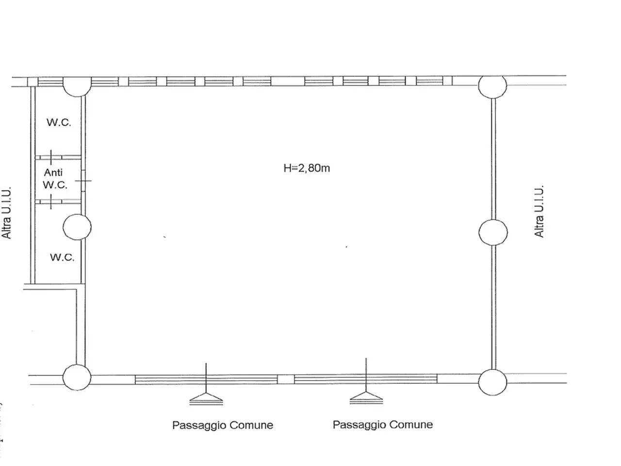 Palazzina commerciale in Via Catania 467, Messina, {3} - Planimetria 1
