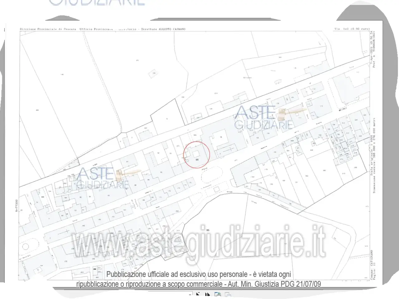 Negozio in Piazza San Francesco, Catignano, {3} - Planimetria 1