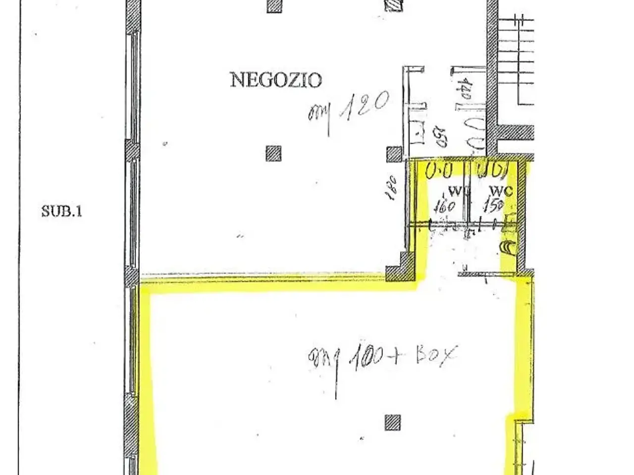 Ufficio in Via Cavalieri di Vittorio Veneto, Stezzano, {3} - Planimetria 1