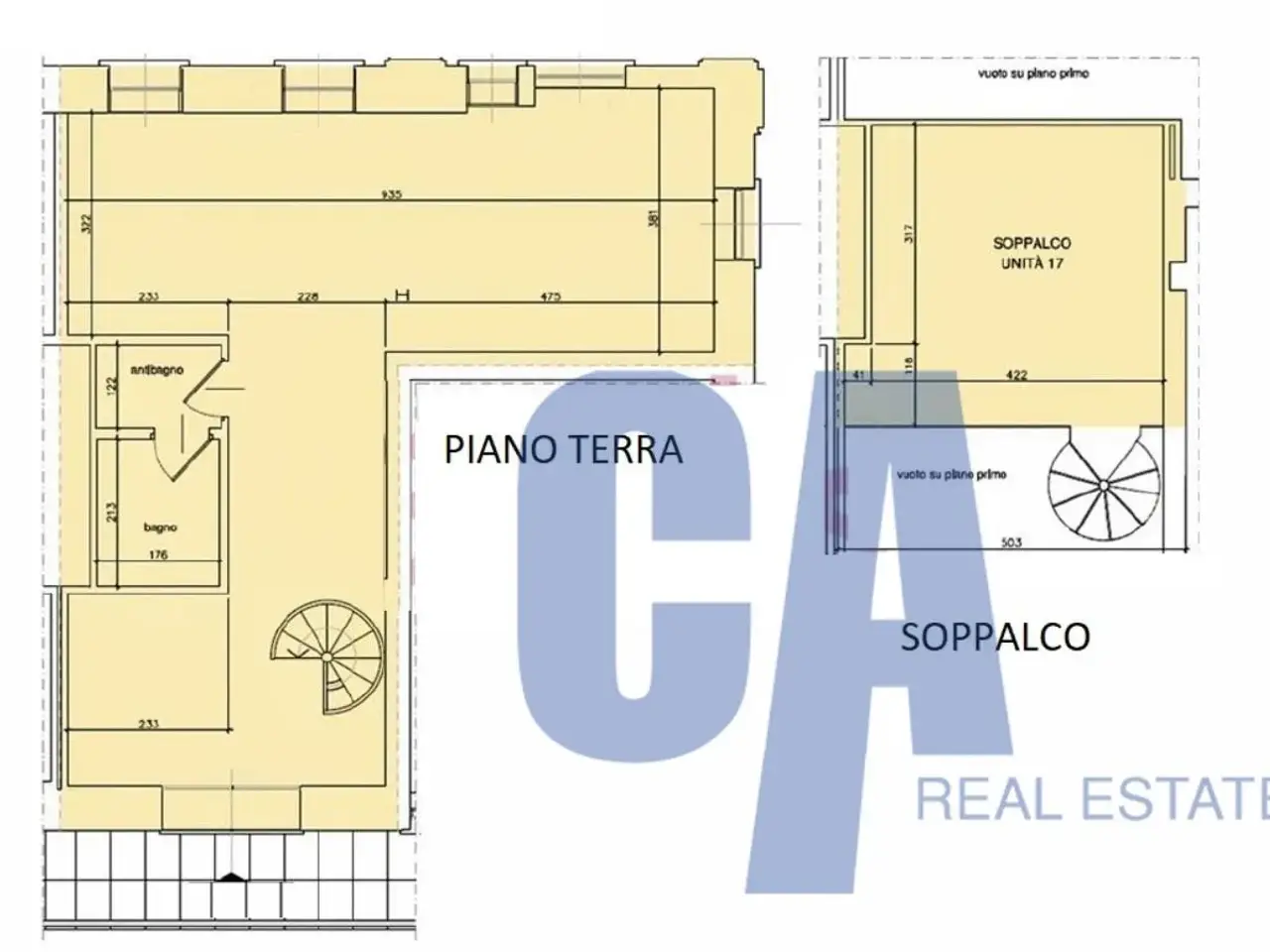 Ufficio in Via Muzio Attendolo Sforza, Milano, {3} - Planimetria 1