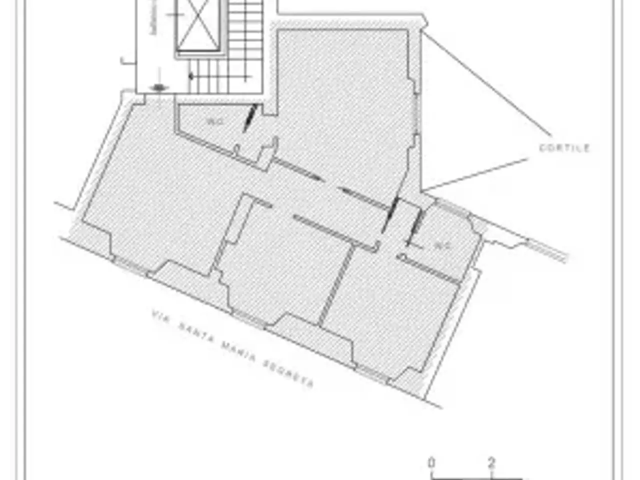 Ufficio in Via Santa Maria Segreta 6, Milano, {3} - Planimetria 1